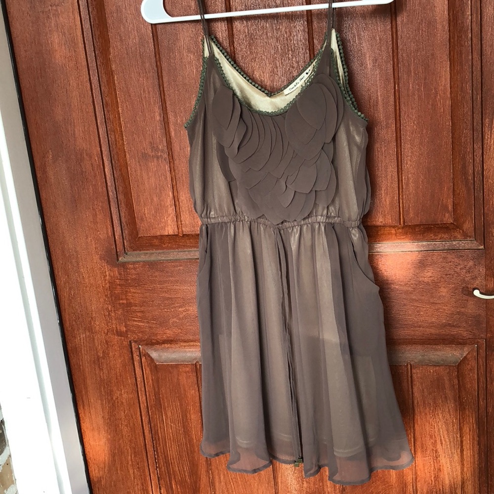Light brown summer dress